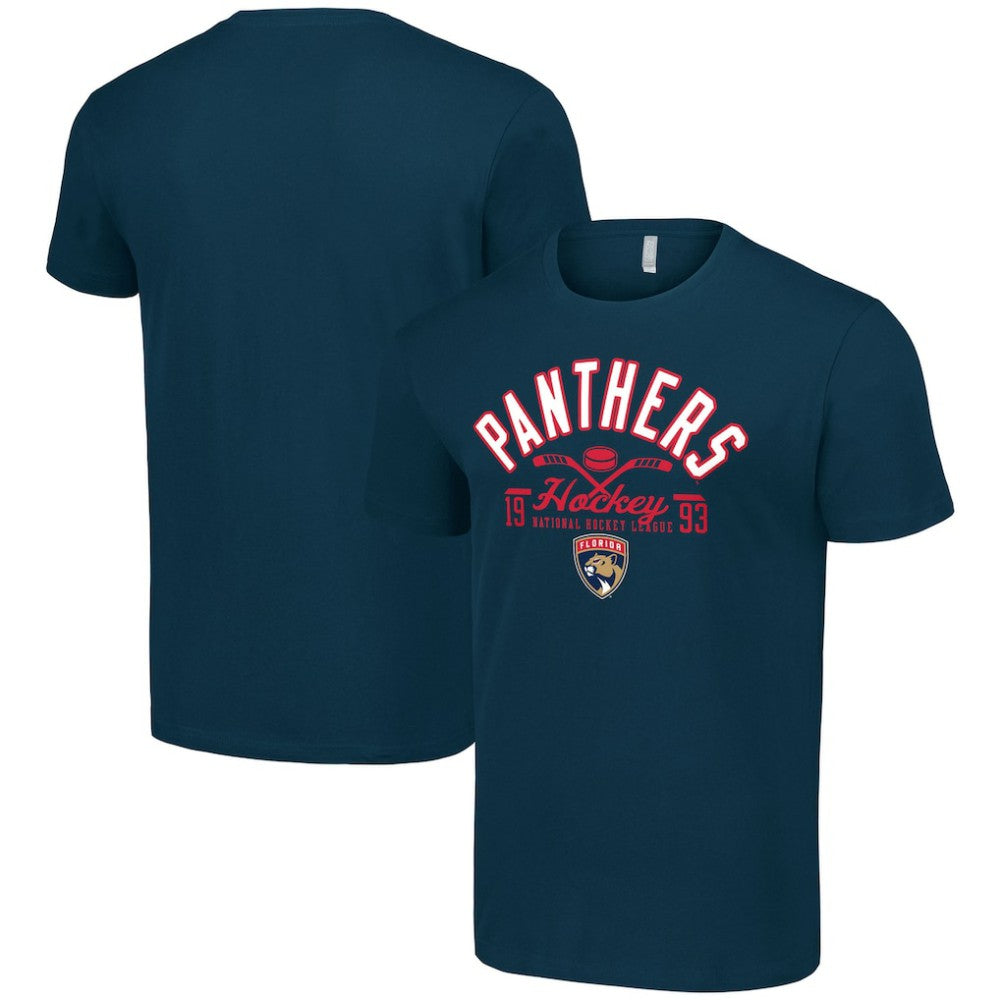 NHL Florida Panthers Starter Half Puck T-Shirt - Navy