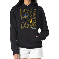 Golden State Warriors G-III 4Her by Carl Banks Women's Basketball Love Fleece Pullover Hoodie Black