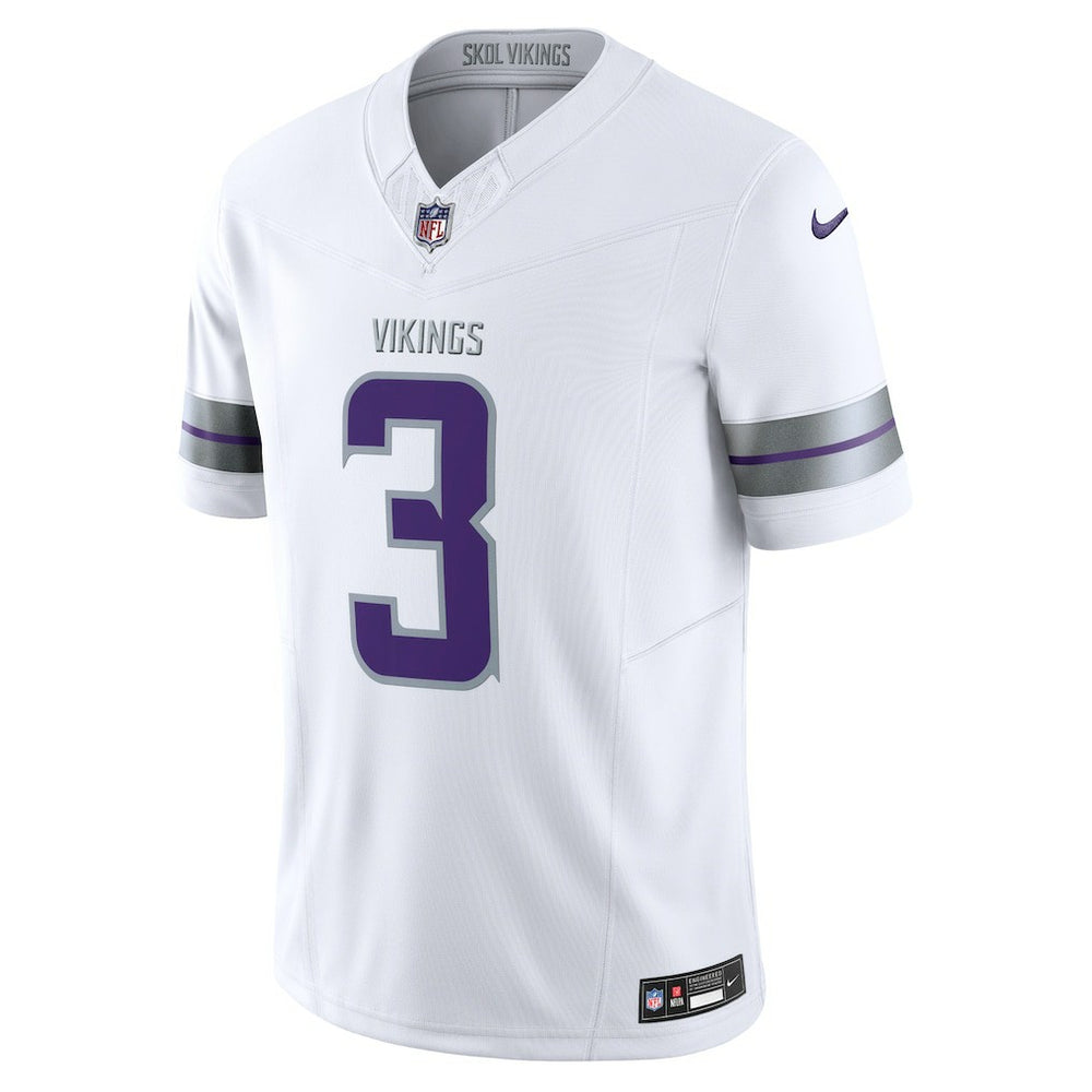 NFL Jordan Addison Minnesota Vikings Alternate Vapor F.U.S.E. Limited Jersey - White