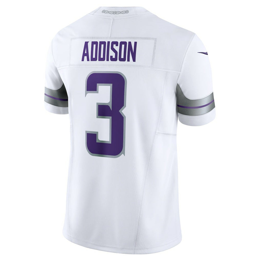 NFL Jordan Addison Minnesota Vikings Alternate Vapor F.U.S.E. Limited Jersey - White