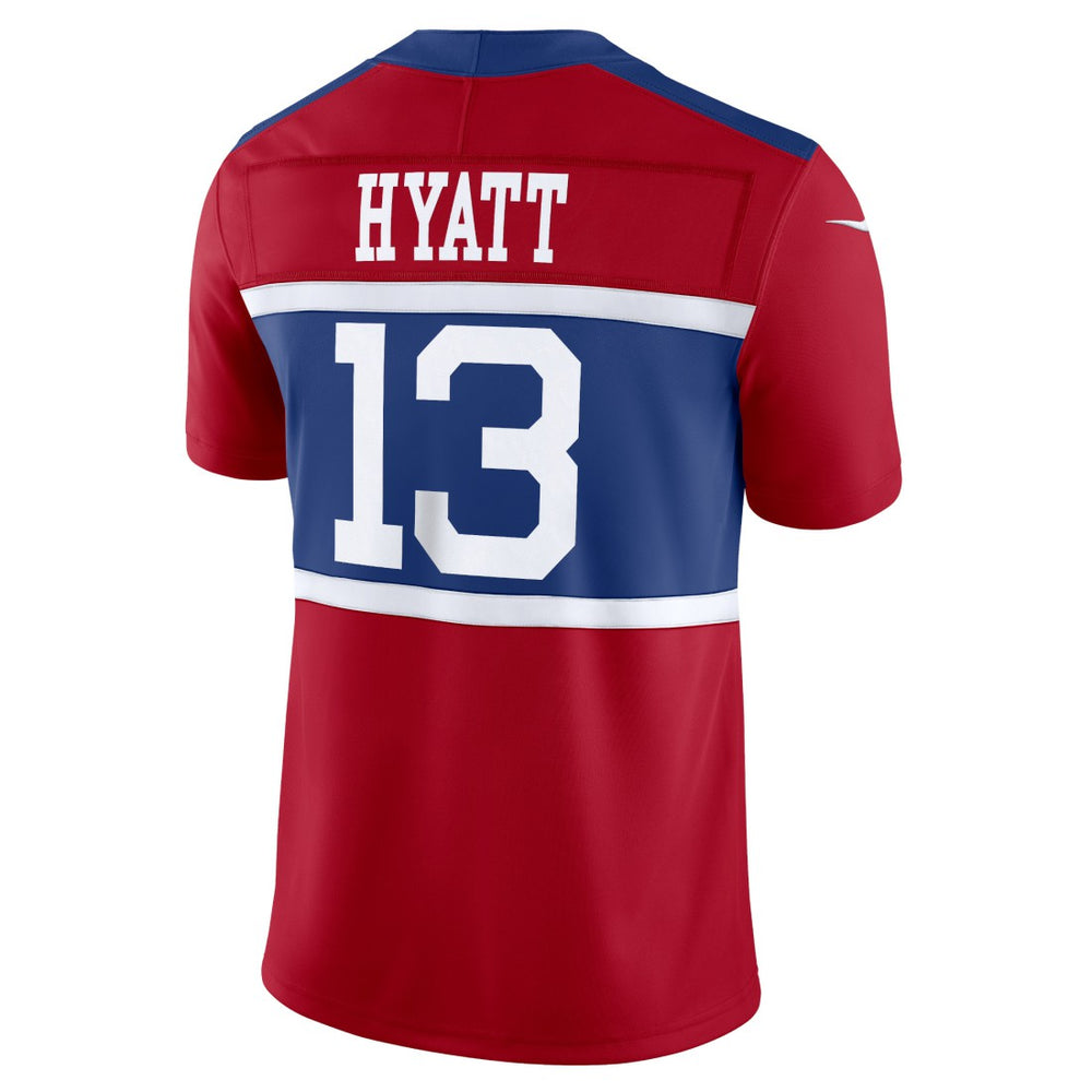 Jalin Hyatt New York Giants Alternate Vapor F.U.S.E. Limited Jersey Century Red