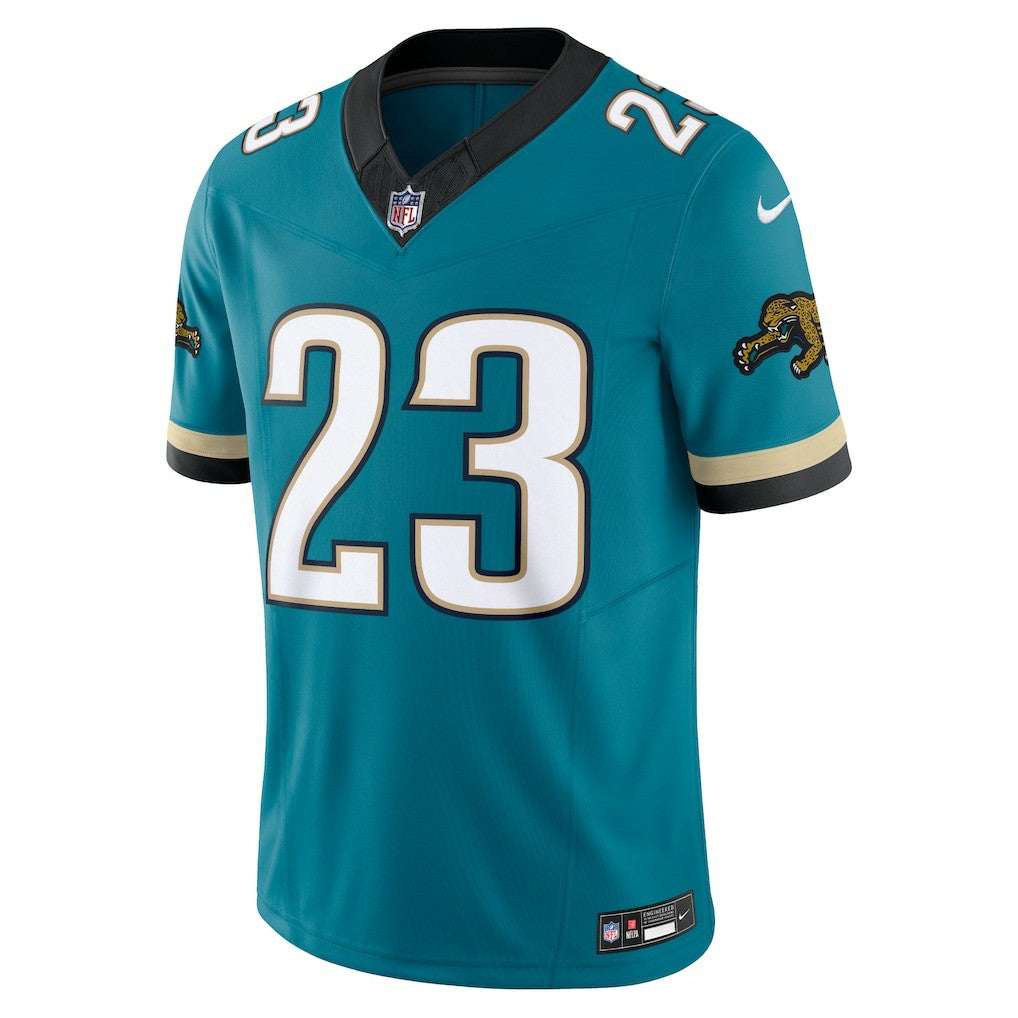 Foye Oluokun Jacksonville Jaguars Prowler Throwback Vapor F.U.S.E. Limited Jersey Teal