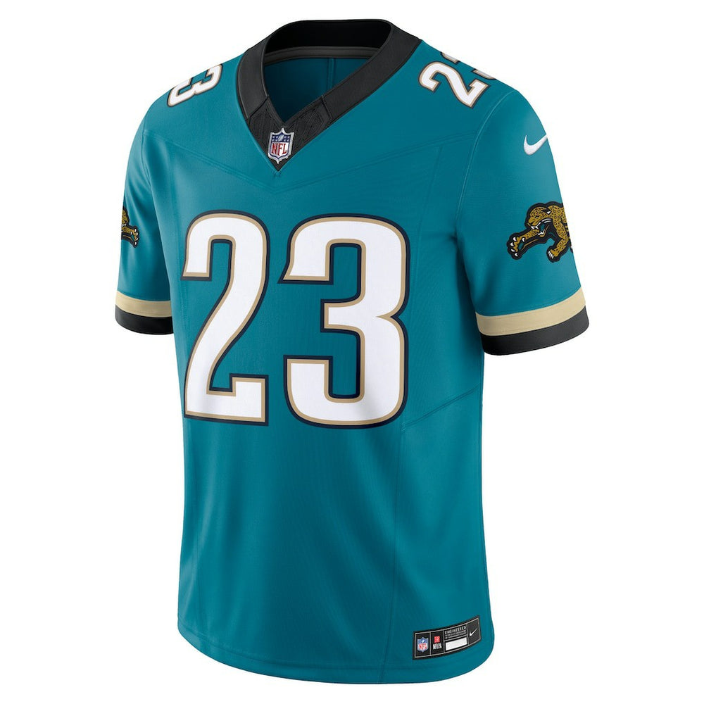 Foye Oluokun Jacksonville Jaguars Prowler Throwback Vapor F.U.S.E. Limited Jersey Teal