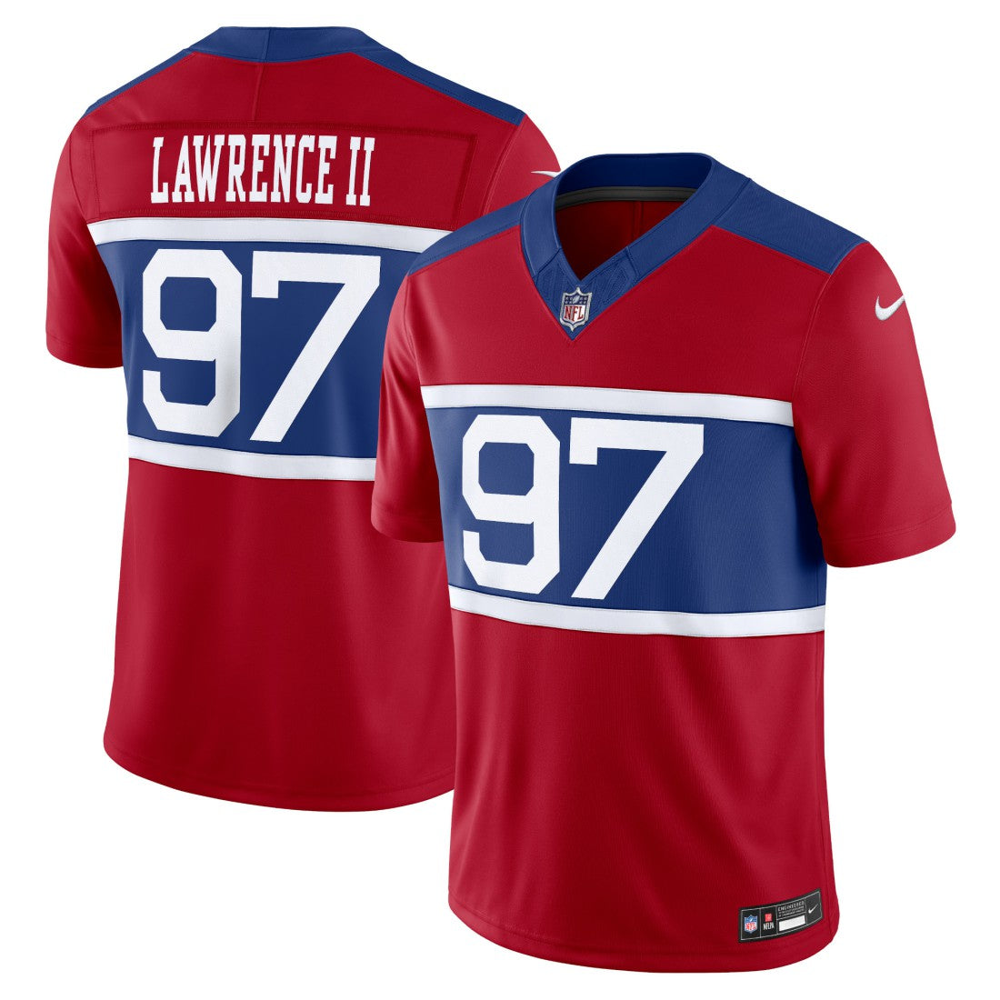 Dexter Lawrence II New York Giants Alternate Vapor F.U.S.E. Limited Jersey Century Red