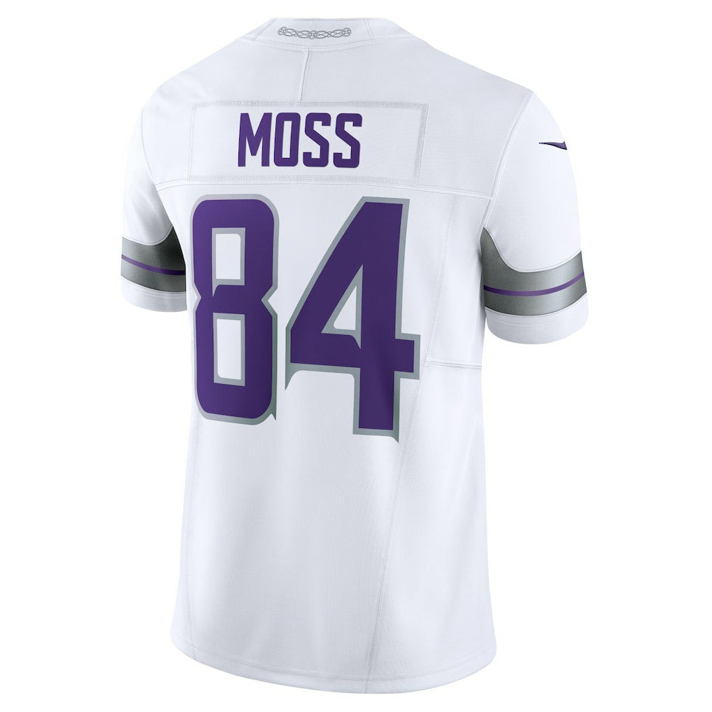 NFL Randy Moss Minnesota Vikings Alternate Vapor F.U.S.E. Retired Player Limited Jersey - White