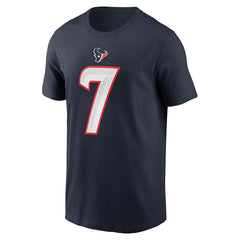 C.J. Stroud Houston Texans Player Name & Number T-Shirt Navy