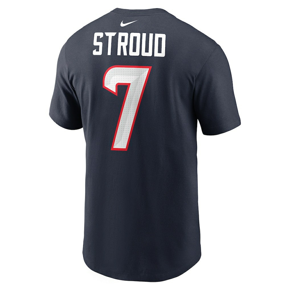 C.J. Stroud Houston Texans Player Name & Number T-Shirt Navy