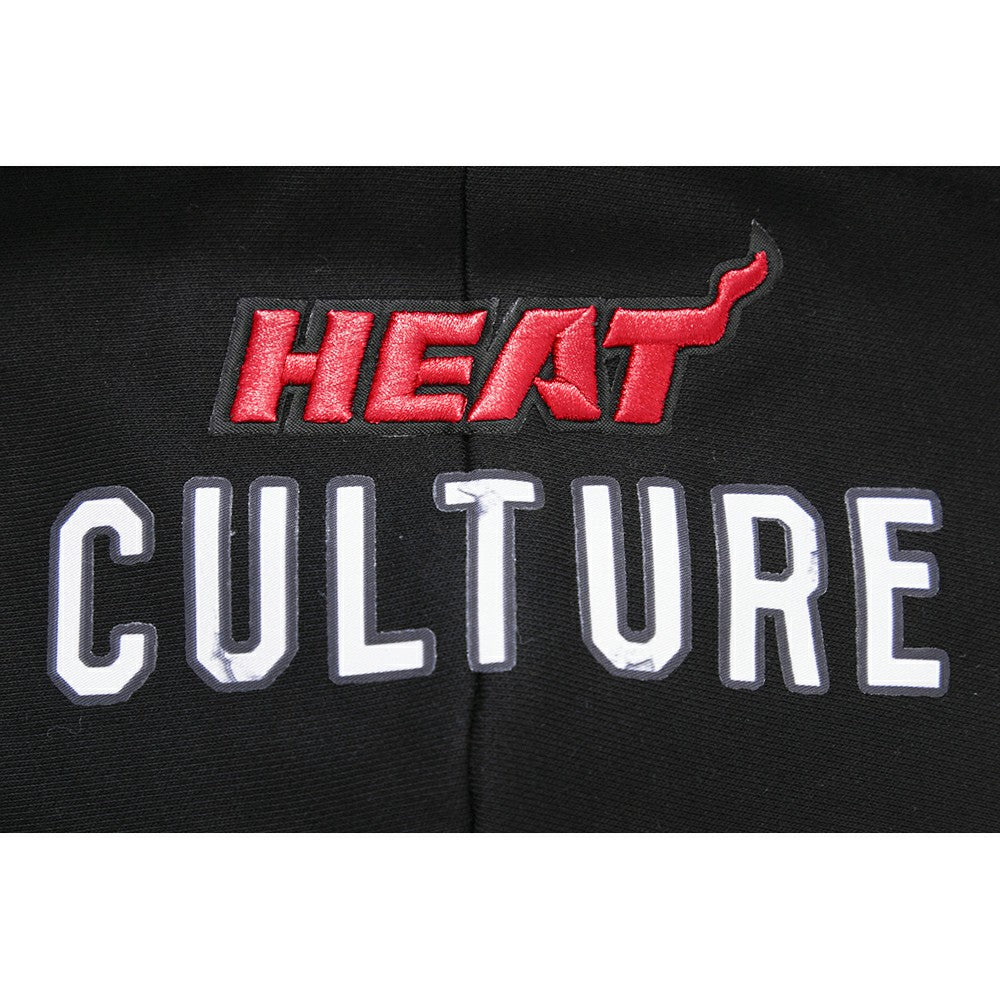 Miami Heat Pro Standard Women's 2023/24 City Edition Cropped Pullover Hoodie Black