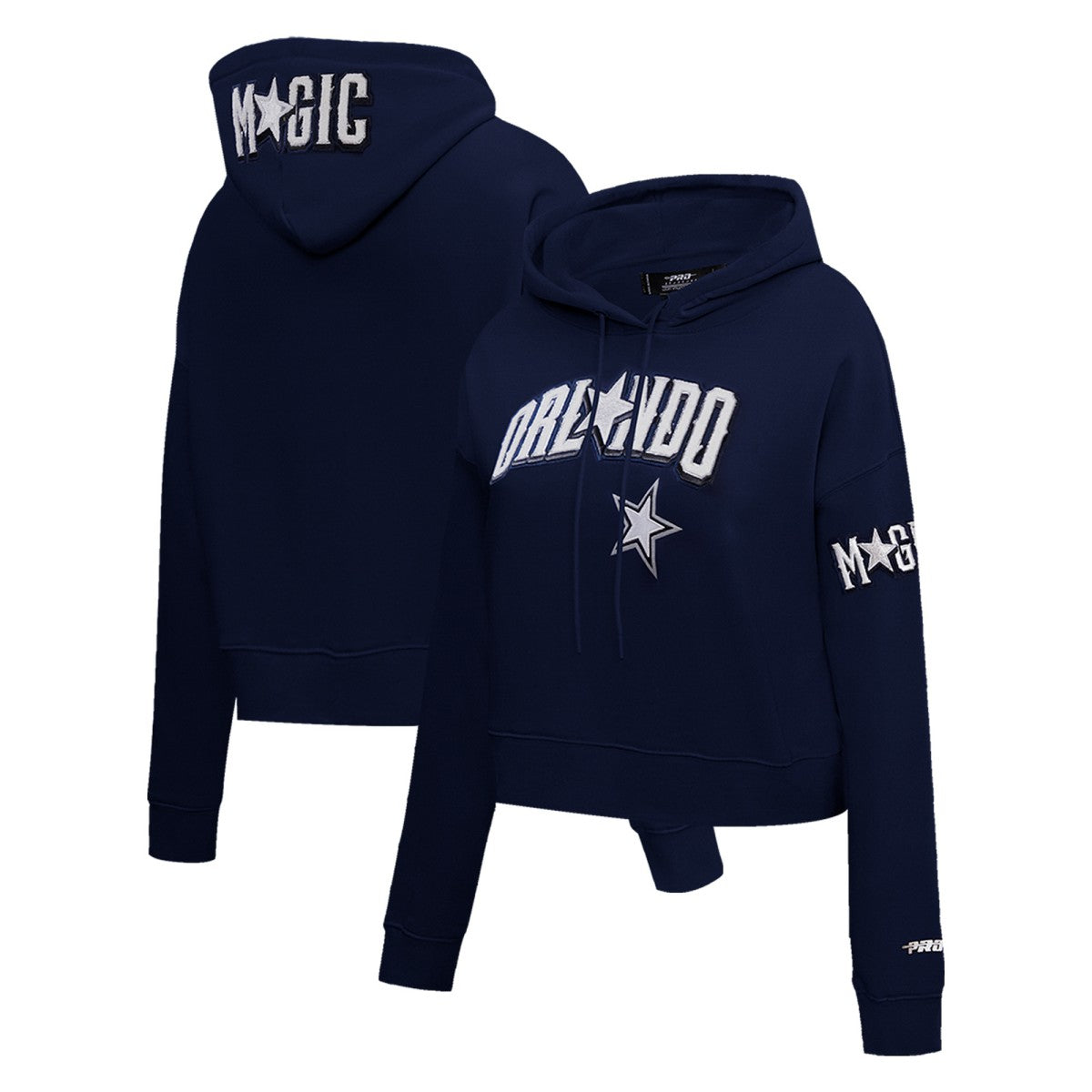 Orlando Magic Pro Standard Women's 2023/24 City Edition Cropped Pullover Hoodie Navy