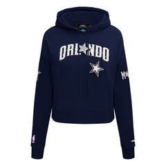Orlando Magic Pro Standard Women's 2023/24 City Edition Cropped Pullover Hoodie Navy