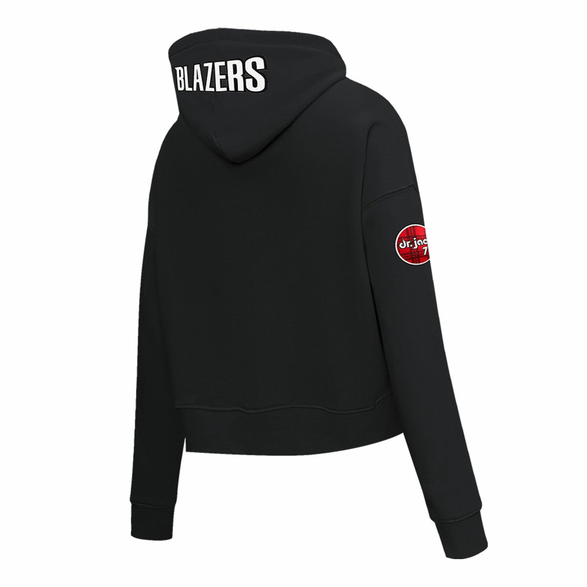 Portland Trail Blazers Pro Standard Women's 2023/24 City Edition Cropped Pullover Hoodie Black