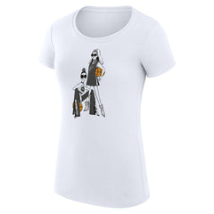San Antonio Spurs G-III 4Her by Carl Banks Women's Super-Slim Fit Lightweight Basketball Girls T-Shirt White
