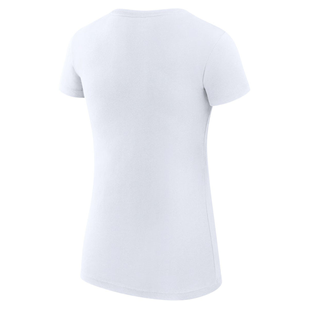 San Antonio Spurs G-III 4Her by Carl Banks Women's Super-Slim Fit Lightweight Basketball Girls T-Shirt White