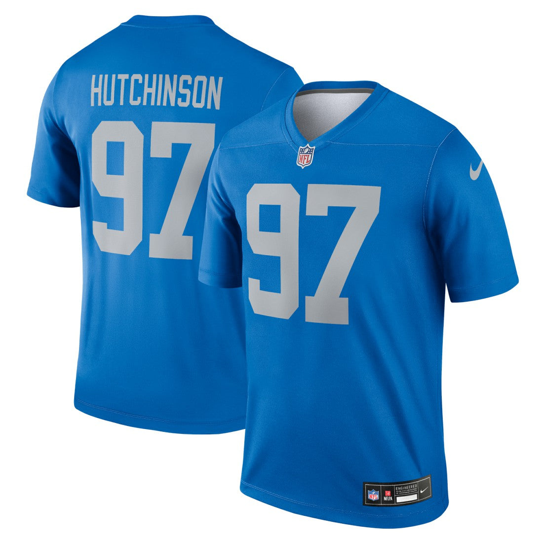 Aidan Hutchinson Detroit Lions Legend Player Performance Top Blue