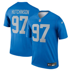 Aidan Hutchinson Detroit Lions Legend Player Performance Top Blue