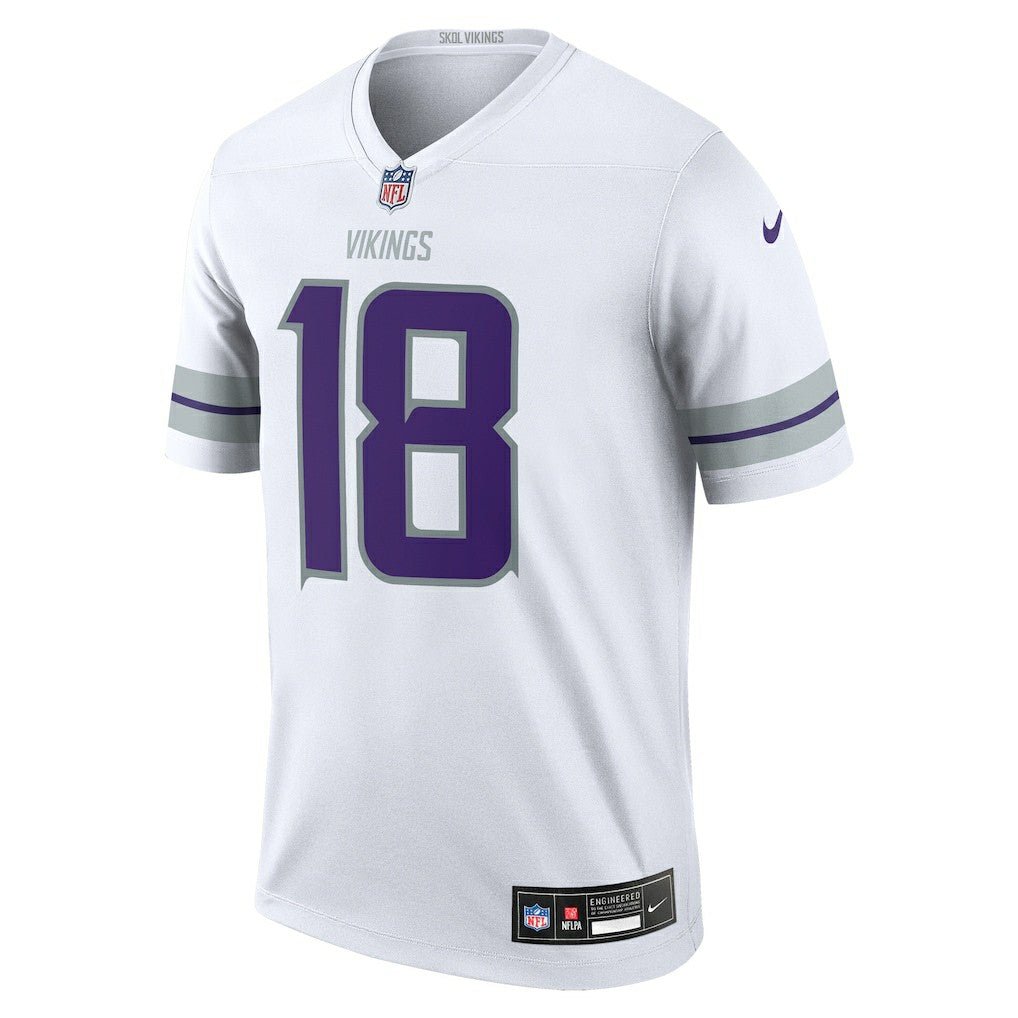 Justin Jefferson Minnesota Vikings Legend Player Performance Top White