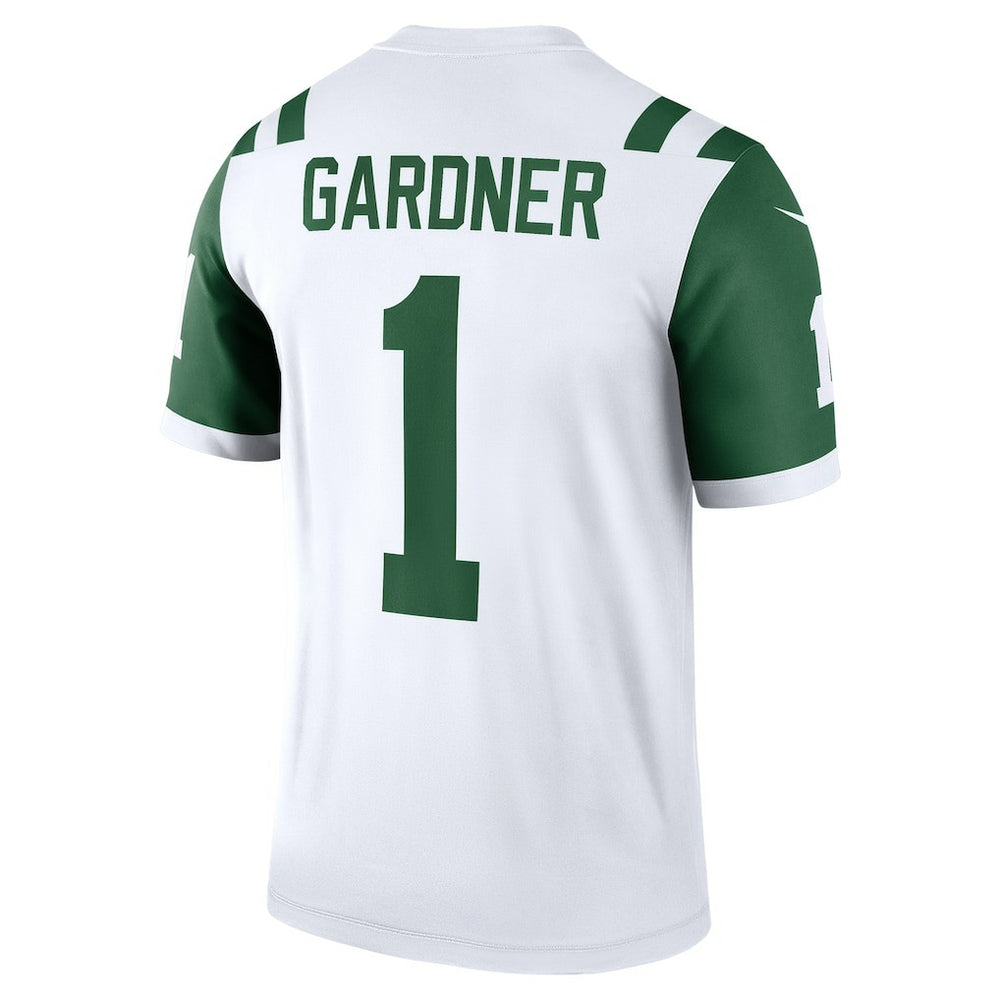 Ahmad Sauce Gardner New York Jets Legend Player Performance Top White
