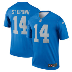 Amon-Ra St. Brown Detroit Lions Legend Player Performance Top Blue
