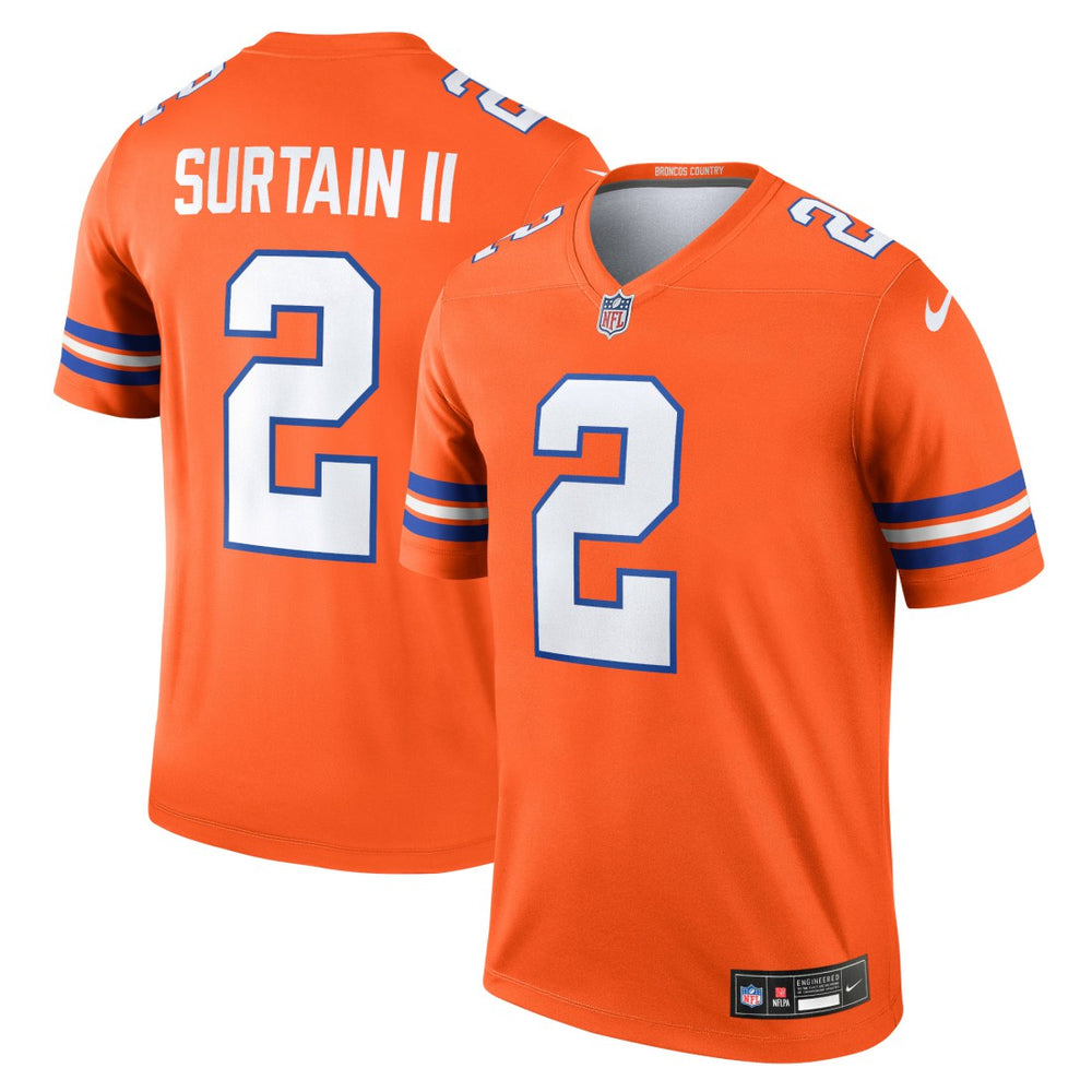 Patrick Surtain II Denver Broncos Legend Player Performance Top Orange
