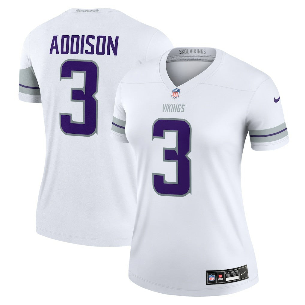 Jordan Addison Minnesota Vikings Women's Alternate Legend Player Performance Top White
