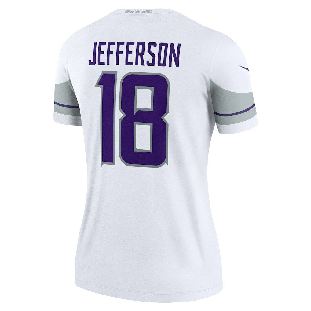 Justin Jefferson Minnesota Vikings Women's Alternate Legend Player Performance Top White
