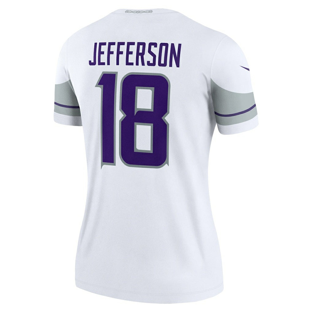 Justin Jefferson Minnesota Vikings Women's Alternate Legend Player Performance Top White