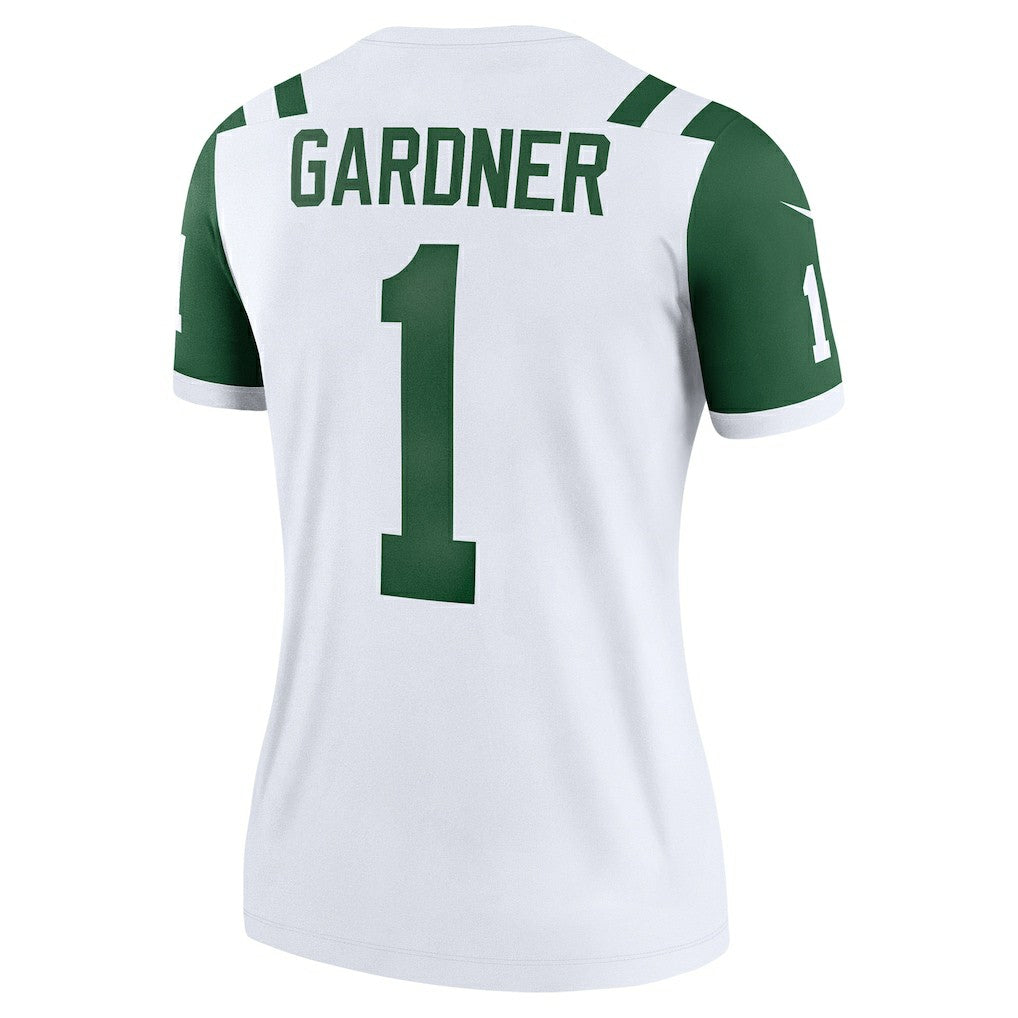 Ahmad Sauce Gardner New York Jets Women's Alternate Legend Player Performance Top Classic Alternate White