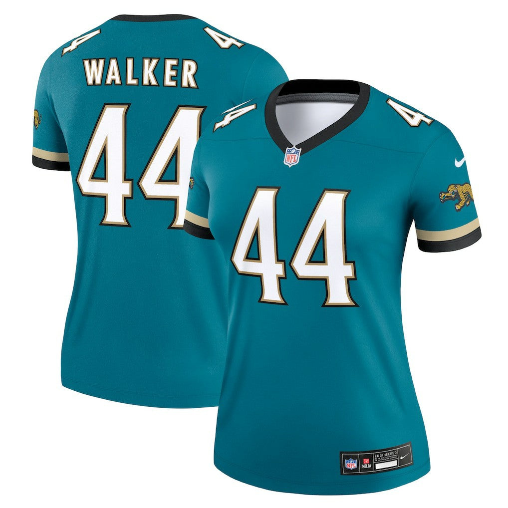 Travon Walker Jacksonville Jaguars Women's Alternate Legend Player Performance Top Prowler Throwback Teal