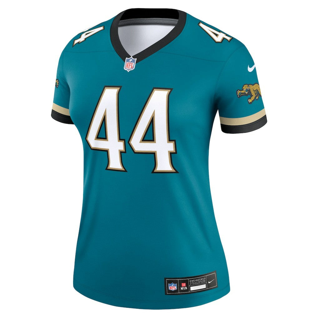 Travon Walker Jacksonville Jaguars Women's Alternate Legend Player Performance Top Prowler Throwback Teal