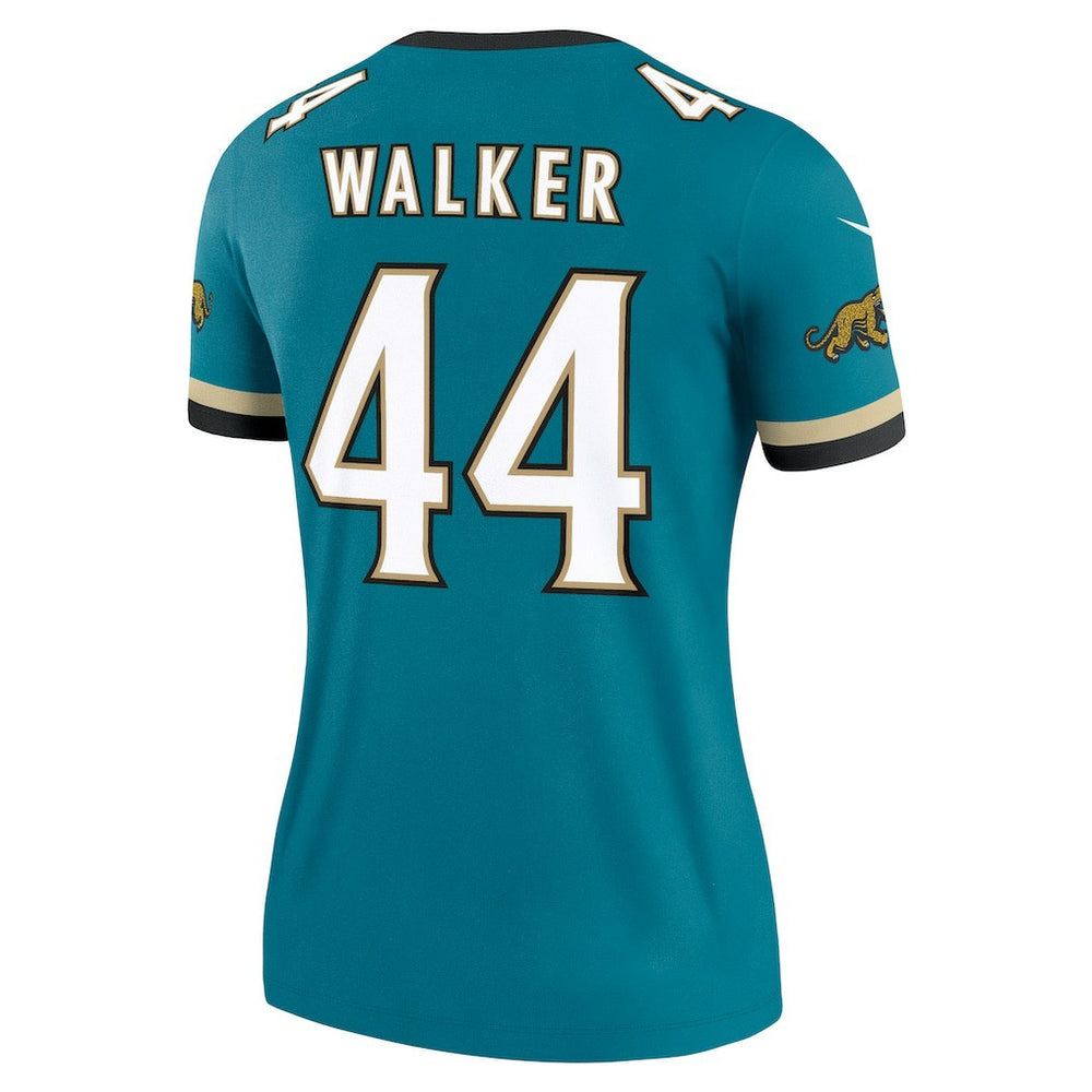 Travon Walker Jacksonville Jaguars Women's Alternate Legend Player Performance Top Prowler Throwback Teal