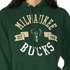 Milwaukee Bucks G-III 4Her by Carl Banks Women's City Pullover Hoodie Green