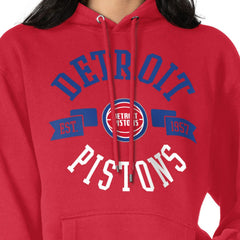 Detroit Pistons G-III 4Her by Carl Banks Women's City Pullover Hoodie Red