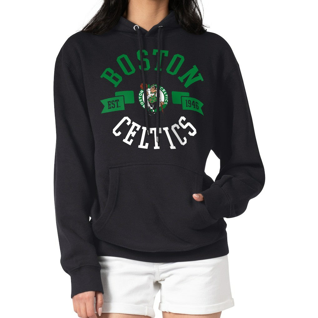 Boston Celtics G-III 4Her by Carl Banks Women's City Pullover Hoodie Black