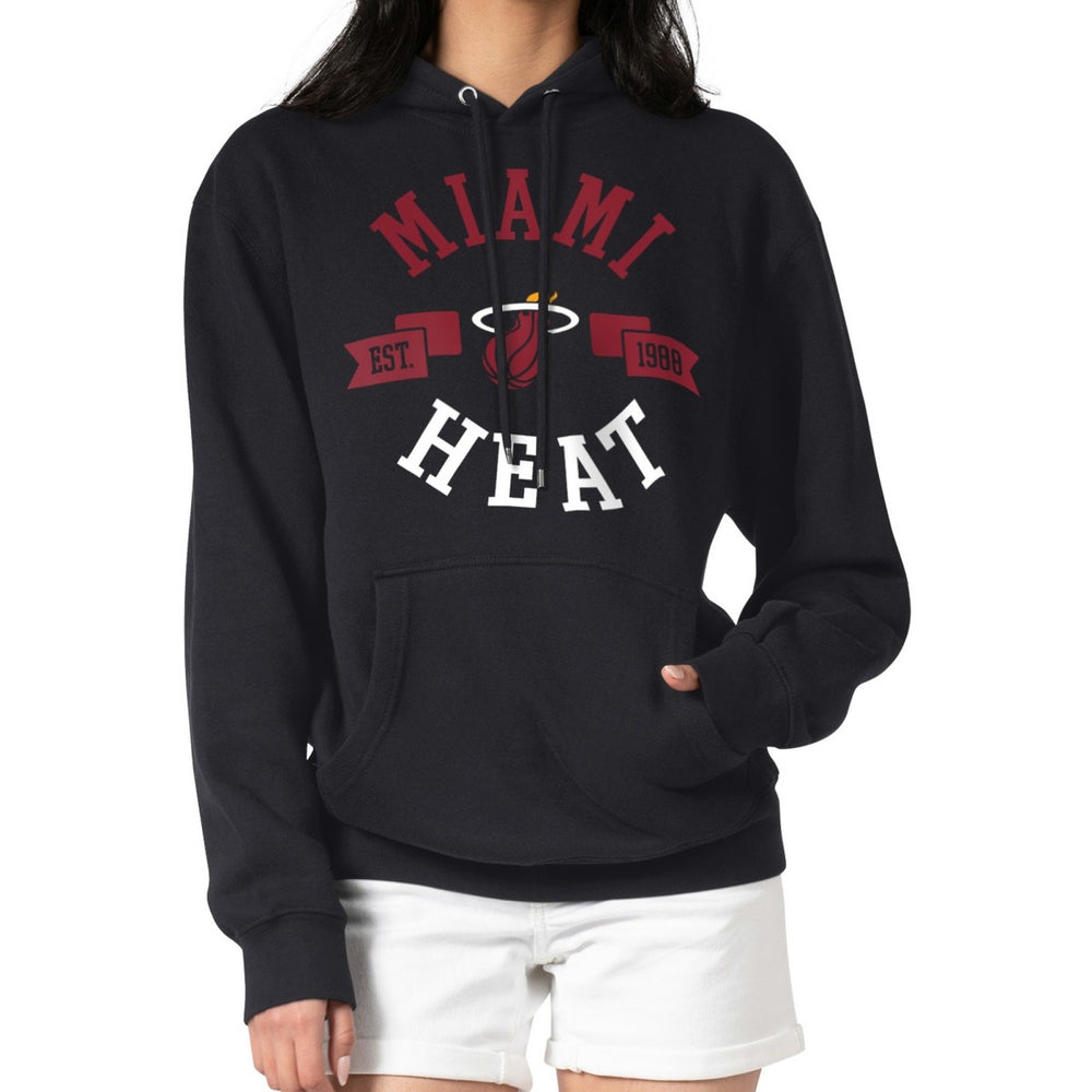 Miami Heat G-III 4Her by Carl Banks Women's City Pullover Hoodie Black