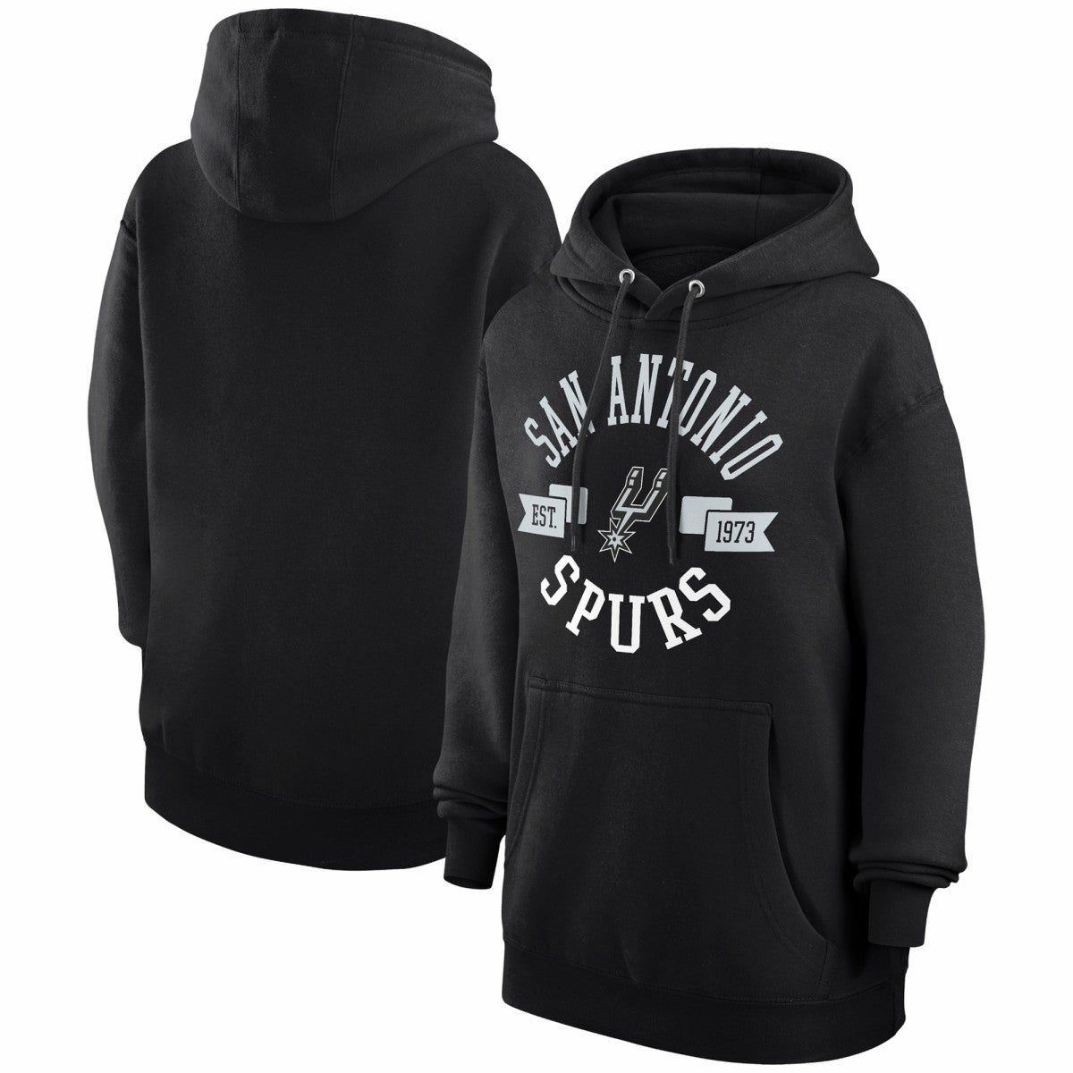 San Antonio Spurs G-III 4Her by Carl Banks Women's City Pullover Hoodie Black