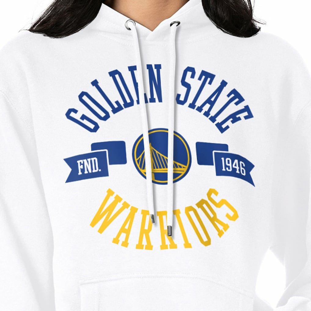 Golden State Warriors G-III 4Her by Carl Banks Women's City Pullover Hoodie White