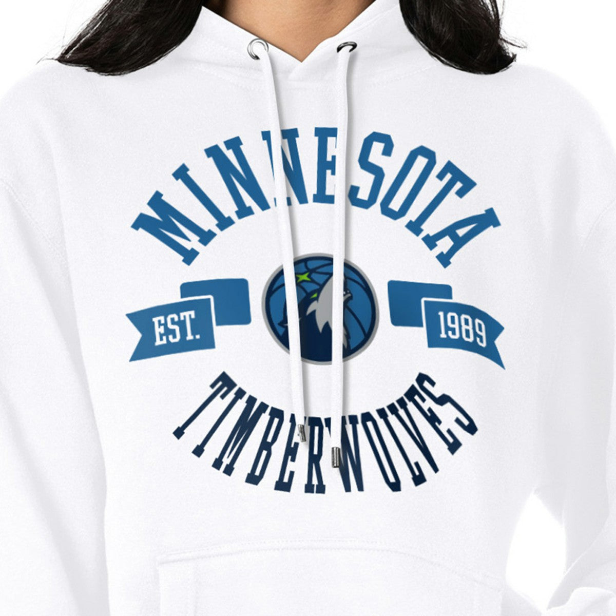 Minnesota Timberwolves G-III 4Her by Carl Banks Women's City Pullover Hoodie White