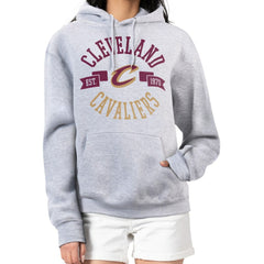 Cleveland Cavaliers G-III 4Her by Carl Banks Women's City Pullover Hoodie Heather Gray