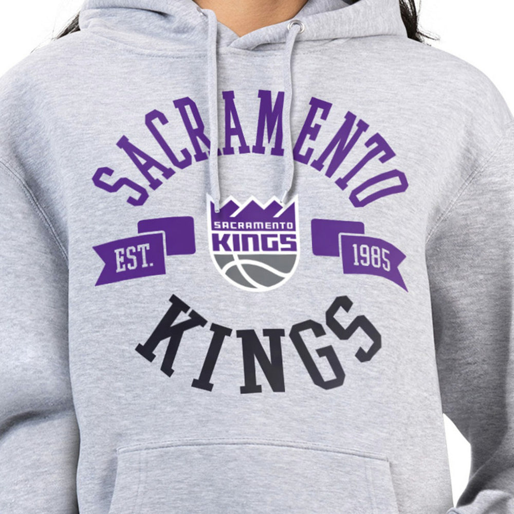 Sacramento Kings G-III 4Her by Carl Banks Women's City Pullover Hoodie Heather Gray