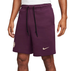 Paris Saint-Germain 2024/25 Tech Fleece Shorts Burgundy shop