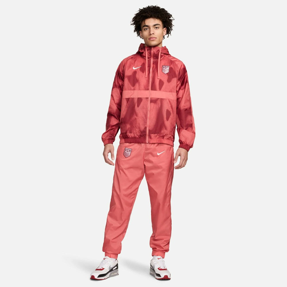 USMNT 2024 Raglan Full-Zip Hoodie Track Suit Pink shop
