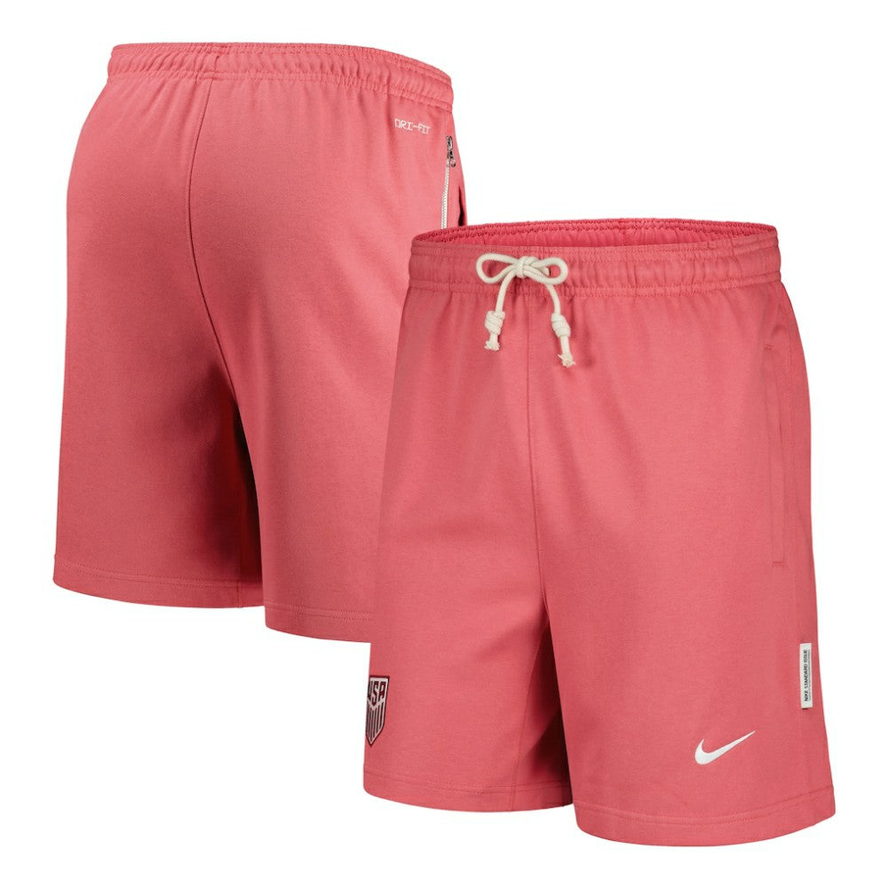 USMNT Standard Issue Fleece Performance Shorts Pink