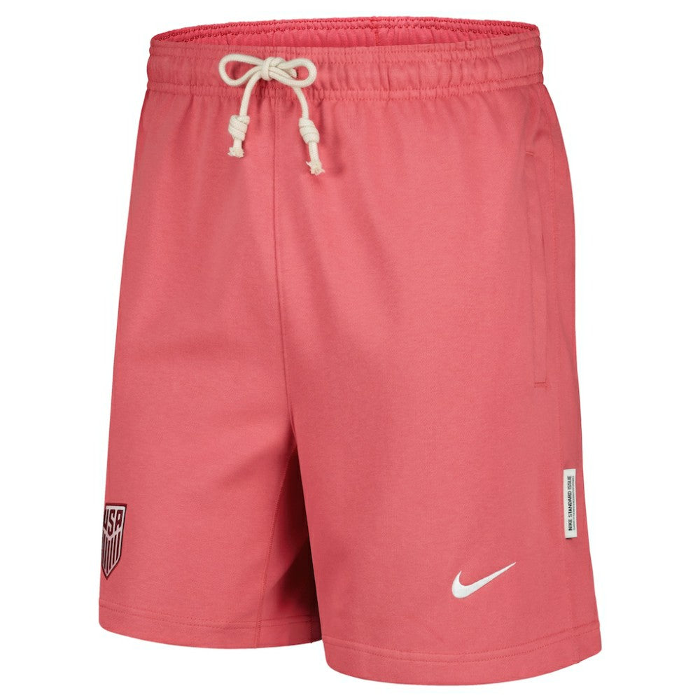 USMNT Standard Issue Fleece Performance Shorts Pink
