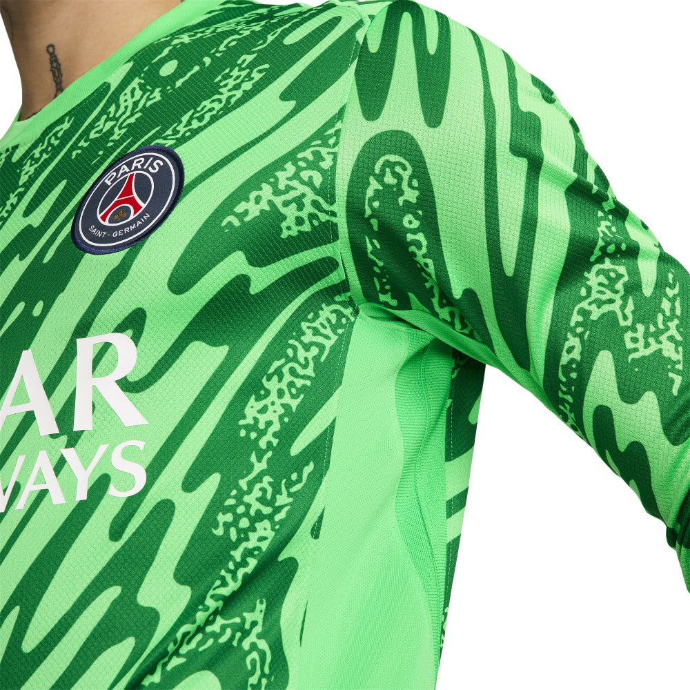 Paris Saint-Germain 2024/25 Goalkeeper Replica Stadium Long Sleeve Jersey Green