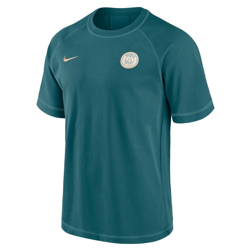Paris Saint-Germain 2024/25 Loose Fit Travel Top Teal