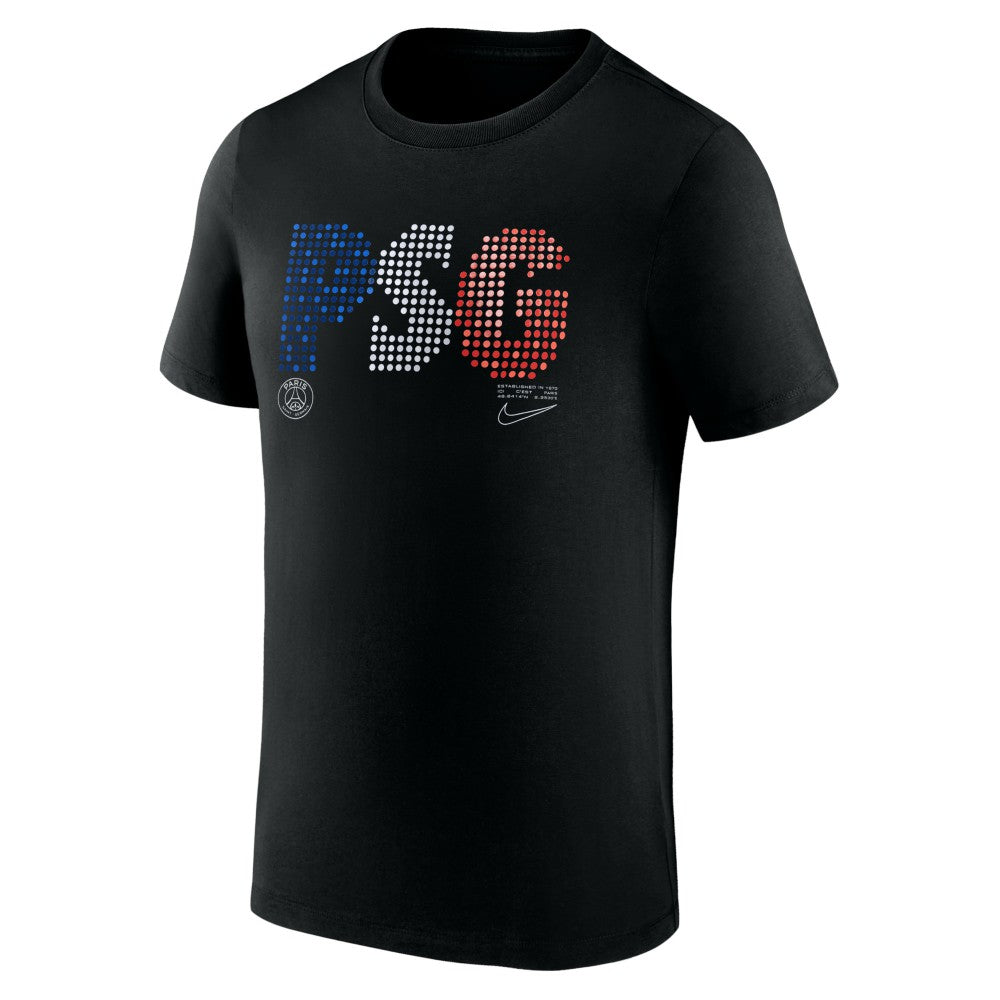 Paris Saint-Germain Lights T-Shirt Black
