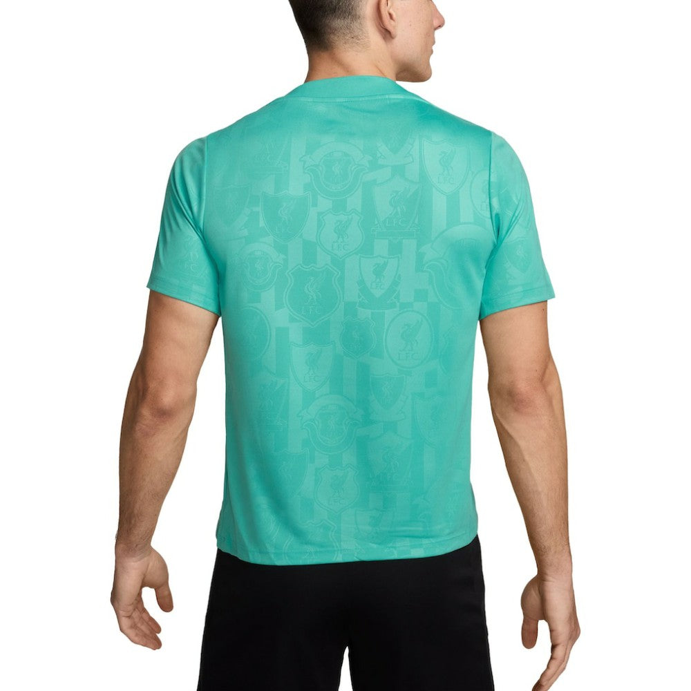 Liverpool 2024/25 Academy Pro Pre-Match Top Teal