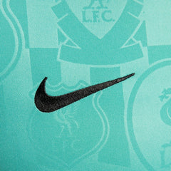 Liverpool 2024/25 Academy Pro Pre-Match Top Teal