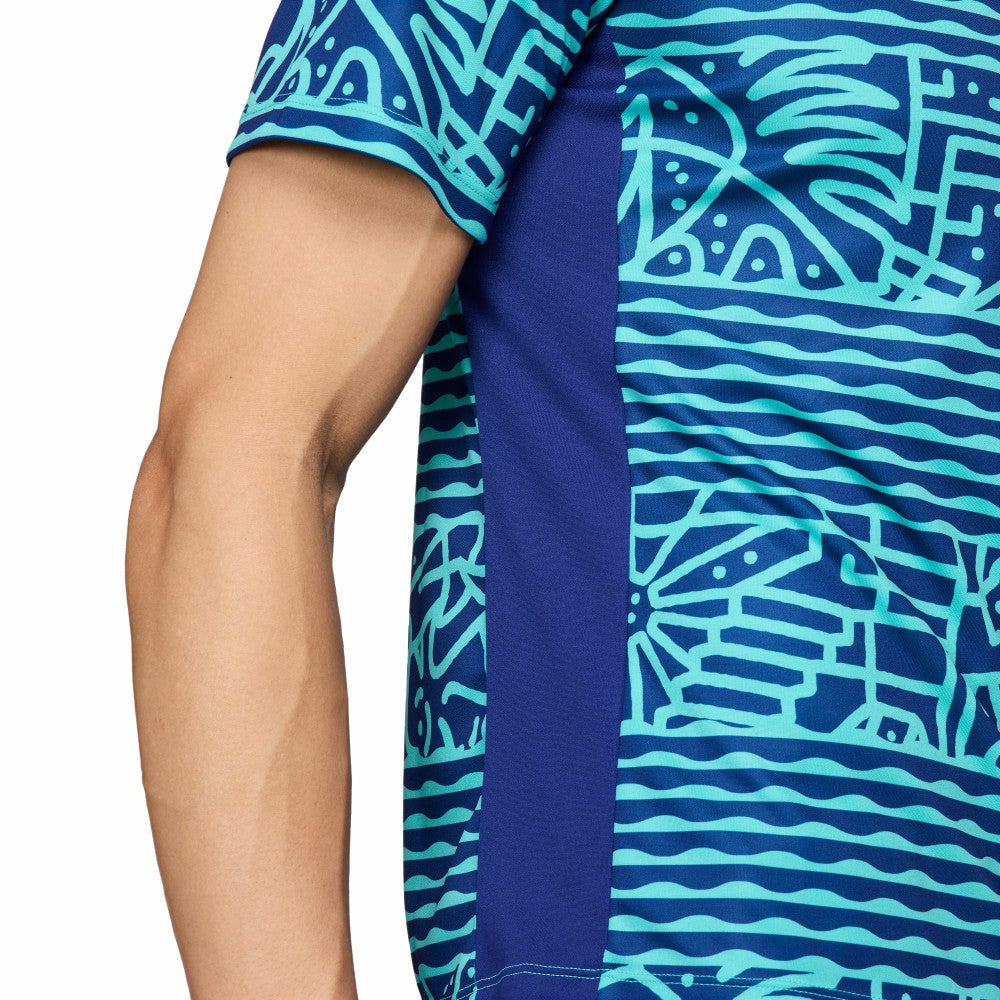 Brazil National Team 2024 Academy Pro Pre-Match Top Blue