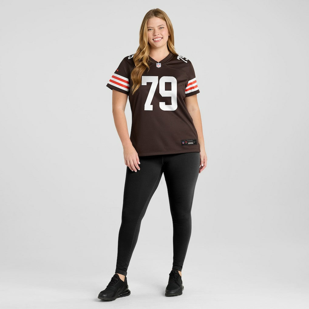 Dawand Jones Cleveland Browns Women's Team Game Jersey Brown